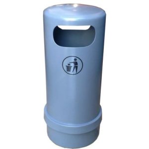 ROUND STANDING LITTER BIN 85L 440DIA X 1000HT S85