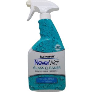 RUST OLEUM NEVERWET SPRAY GLASS CLEANER 293122 22OZ