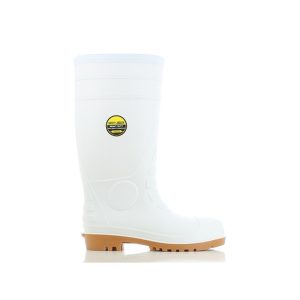 SAFETY JOGGER PVC WHITE BOOT STEEL TOECAP POSEIDON, WHITE [S4]