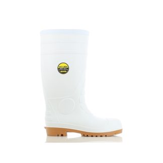 SAFETY JOGGER PVC WHITE BOOT STEEL TOECAP POSEIDON, WHITE [S4]