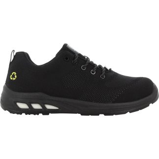 SAFETY JOGGER SHOE ECOFITZ S1P, BLACK [S1P ESD]