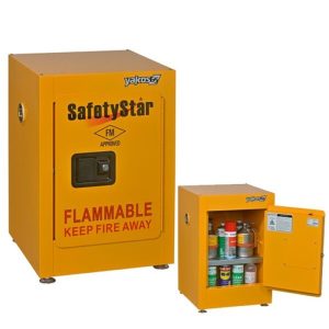 SAFETYSTAR FLAMMABLE CABINET 1 DR 4G M1004Y