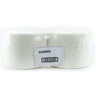 SCANDEX WHITE DELUX PAPER 474 (INDUSTRIAL PAPER) 25CMX555M,2PLY - 2PPP