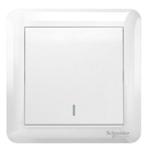 SCHNEIDER 1 GANG 1 WAY SWITCH (LARGE ROCKER) A3G31B1A