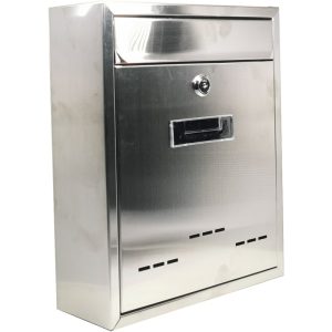 SECURE STAINLESS STEEL LETTER BOX TX0120