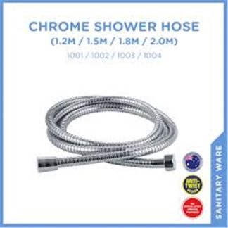 SELLEYS CHROME SHOWER HOSE