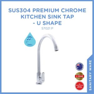 SELLEYS S7021 PREMIUM CHROME KITCHEN SINK TAP-U SHAPE