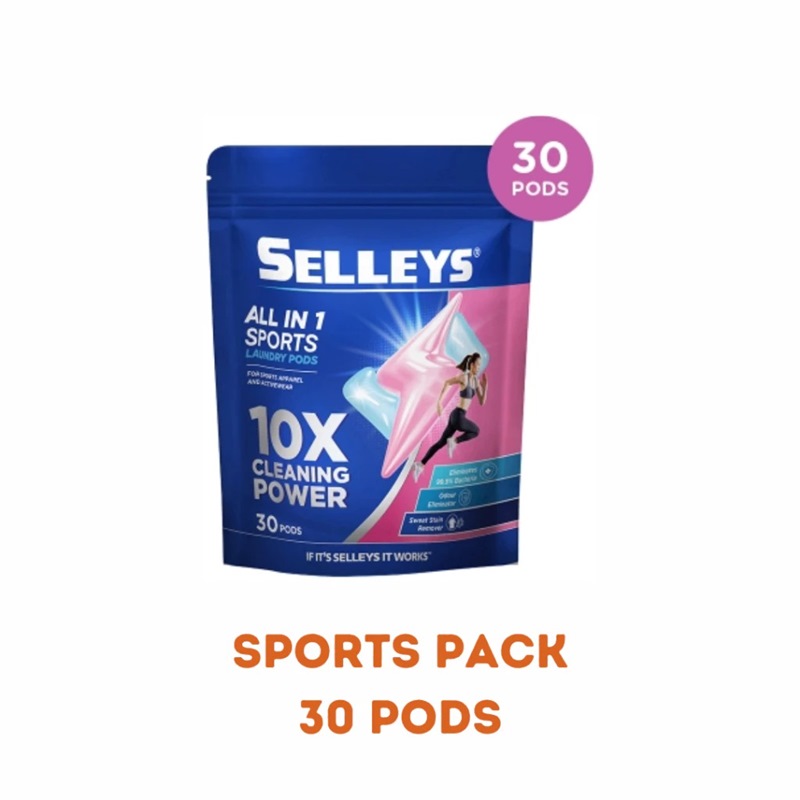 SELLEYS LAUNDRY POD SPORTS BAG 30PCS