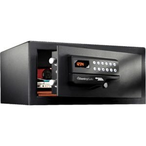 SENTRYSAFE HOTEL SAFE BOX HL100ES 15KG BLACK H22.9*W45.7*D40.6CM