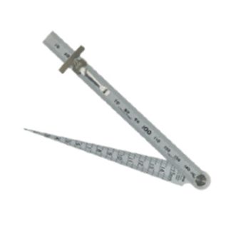 SHINWA TAPER GAUGE WITH RULER AND CLIP 62612