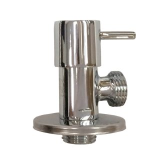 SHOWY PRISM 1/2" QUARTER TURN ANGLE TAP WITH FLANGE 2831