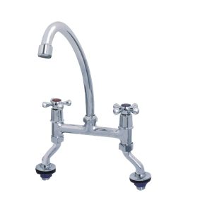 SHOWY  CROSS  2-HOLE SINK MIXER 1324