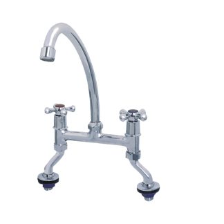 SHOWY  CROSS  2-HOLE SINK MIXER 1324