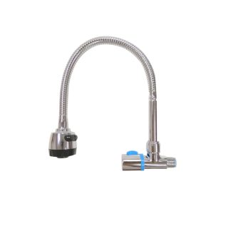 SHOWY LINEAR  Q/T WALL SINK TAP C/W 50CM F/SPOUT  1934