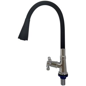 SHOWY SHOFLEX Q/TURN PURE SINGLE LEVER (2987) SINK TAP (BLACK) +5202 6333