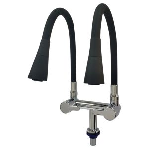 SHOWY THE PURE Q/T TWIN SHOWFLEX SPOUT (2987) SINK TAP (BLACK) 6361