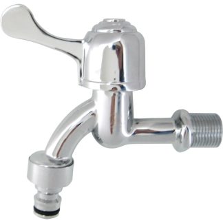 SHOWY SINGLE LEVER QUARTER TURN U.K BIB TAP C/W 3/4 NOZZLE 6289