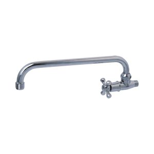 SHOWY  CROSS  WALL SINK TAP C/W 6228 SWIVEL SPOUT 2655W-6228