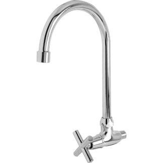 SHOWY  BUTTERFLY  WALL SINK TAP C/W  U  SPOUT 2902