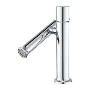 SHOWY CHROME P. 304 S/STEEL BASIN MIXER WITH VERTICAL SWIVEL SPOUT 3780