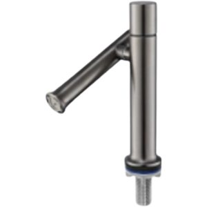 SHOWY GUN METAL 304 S/STEEL BASIN MIXER WITH VERTICAL SWIVEL SPOUT 3782