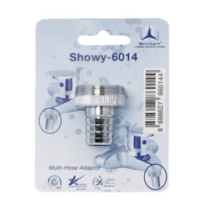 SHOWY MULTI-ADAPTOR 3/4" X 24M X 22F FOR WATER TAP 6014 (6014-200)
