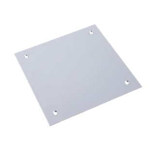 SHOWY SQUARE STAINLESS STEEL PLATE 6", 2359