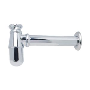 SHOWY BRASS CHROME PLATED BASIN BOTTLE TRAP 1-1/2" 2807