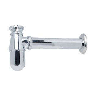 SHOWY BRASS CHROME PLATED BASIN BOTTLE TRAP 1-1/2" 2807