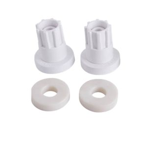 SHOWY SIDE EXTENSION BRACKET#WHT-2519 WHITE 3/4X1" (PAIR)