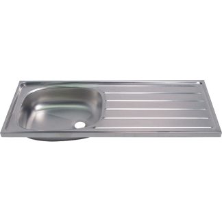 SHOWY STAINLESS STEEL SINK (42"X18")-6025