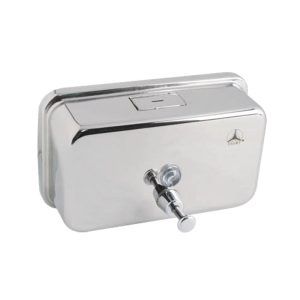 SHOWY S/S STEEL SOAP DISPENSER 7041 (HORIZONTAL)