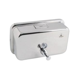 SHOWY S/S STEEL SOAP DISPENSER 7041  (HORIZONTAL)