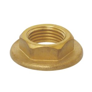 SHOWY PILLAR COCK CHUCK NUT BRASS 1/2" -6158