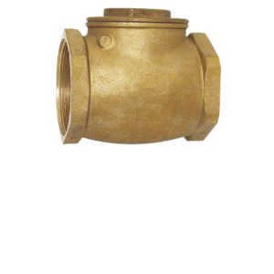 SHOWY 1" BRASS SWING CHECK VALVE 5243