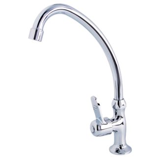 SHOWY Q-TURN J-SPOUT PILLAR TAP-2565MJQC (CHROME)