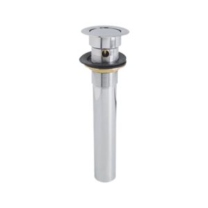 SHOWY LONG NECK CHROME PLATED BRASS BASIN POP-UP WASTE 1-1/4" 8046