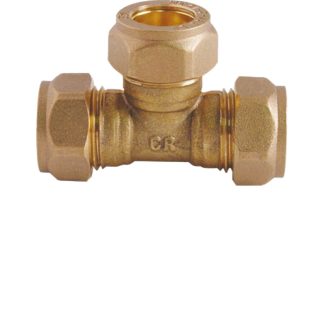 SHOWY PIPE TEE CXCXC 22MMX22MMX22MM-5042