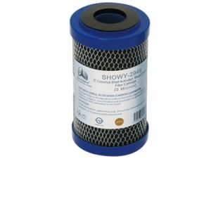 SHOWY ACTIVATED BLOCK CARBON 5"COCONUT SHELL 5 MICRON FILTER CART 2949