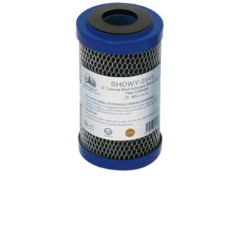 SHOWY ACTIVATED BLOCK CARBON 5"COCONUT SHELL 5 MICRON FILTER CART 2949