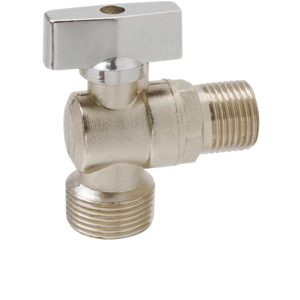 SHOWY MINI BALL VAVLE 5130 3/4" X 1/2" M/M ANGLE VAVLE