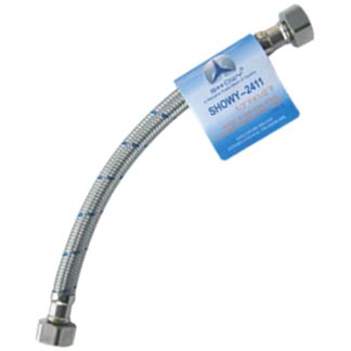 Showy Stainless Steel Flexible Hose (For Cold Water Only) | Length : 25cm - 150cm