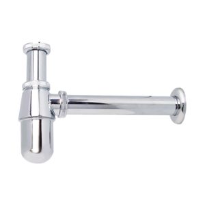SHOWY CHROME PLATED LONG BODY BOTTLE TRAP 1 1/4" 2806