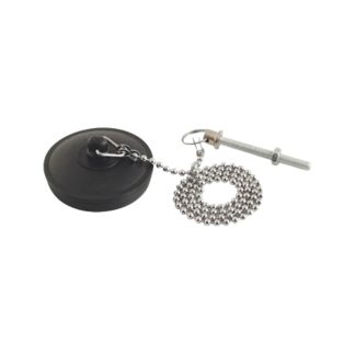 SHOWY 1-1/2" PLUG & CHAIN WASTE RUBBER STOPPER ONLY 8299 (8299-200)