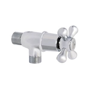 SHOWY CROSS Q-TURN SHOWER TAP WITH FLANGE 2658N (1356-210)