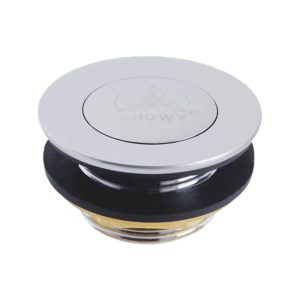 SHOWY CHROME PLATED BRASS POP UP WASTE FOR SINK & TUB 1-1/2" 8297