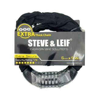 SL BICYCLE CHAIN COMBINATION LOCK (6MM X 900MM) SL-6050