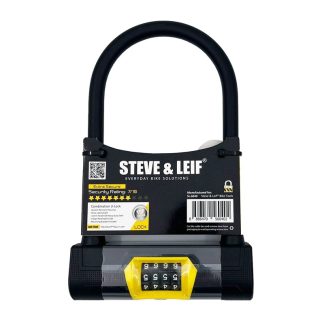 SL BICYCLE UV SILICON COMBINATION U-LOCK (153 X 245MM) SL-6040