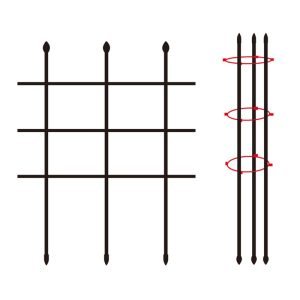 SL DIY GARDENING FAN TRELLIS PLANT SUPPORT LADDER (M.FUNCTION) 90CM SL-971