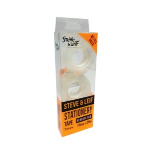 SL GENERAL USE STATIONERY TAPE 18MMX25M (3ROLL) - SL4506